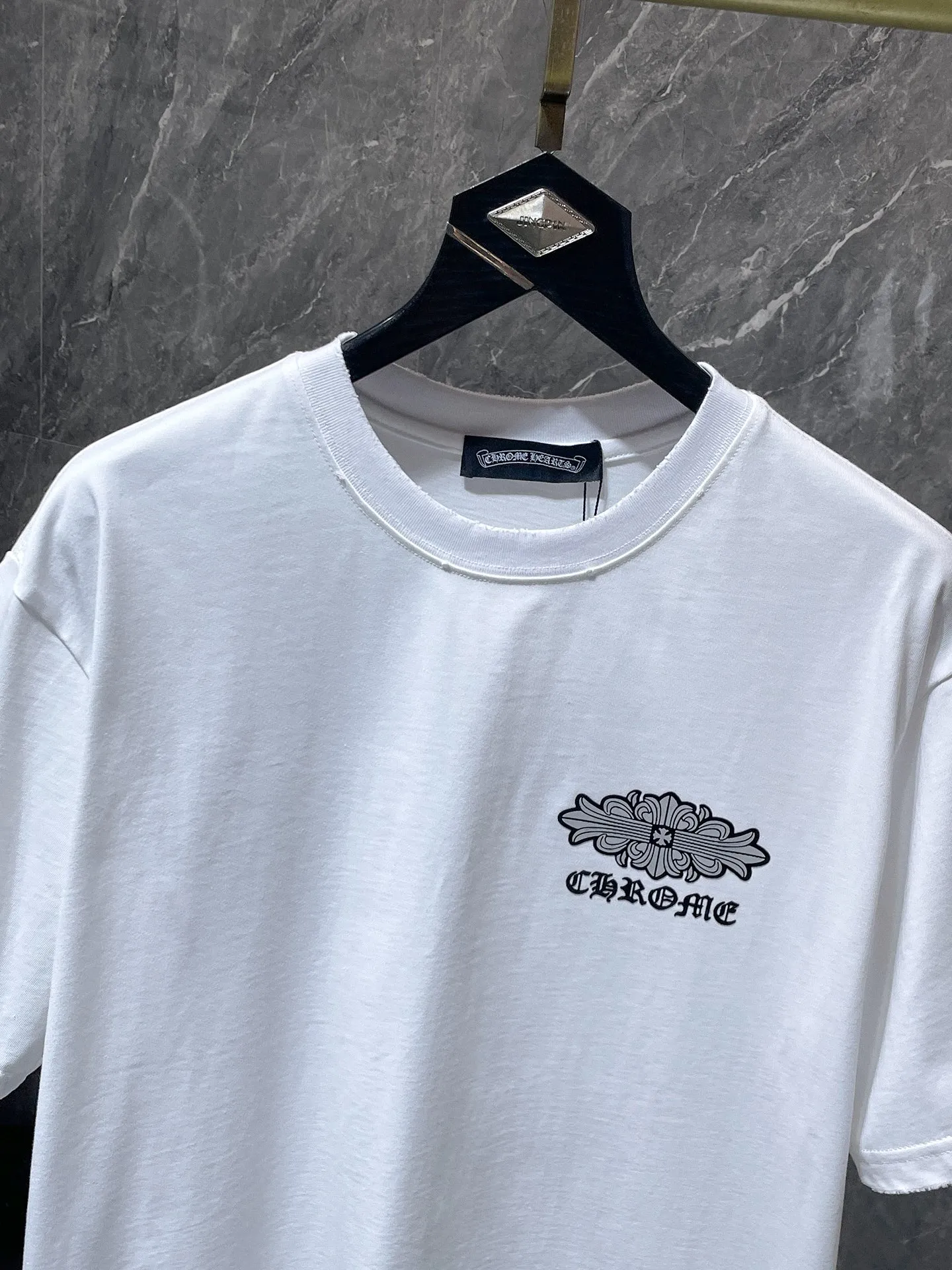 8221# Chrome Hearts 26ss g Classic 1 1 ：Black White Sizes：S、M、L、XL